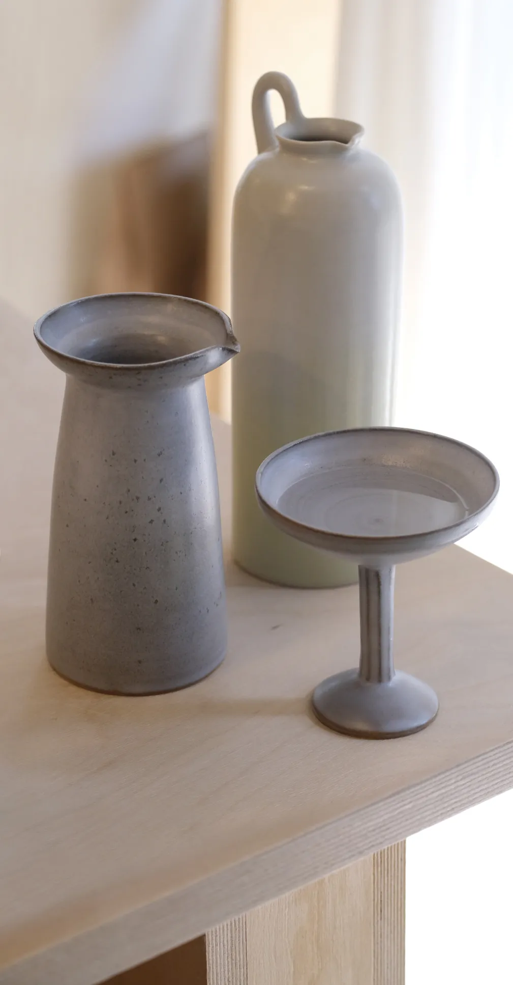 Trio verre et pichet