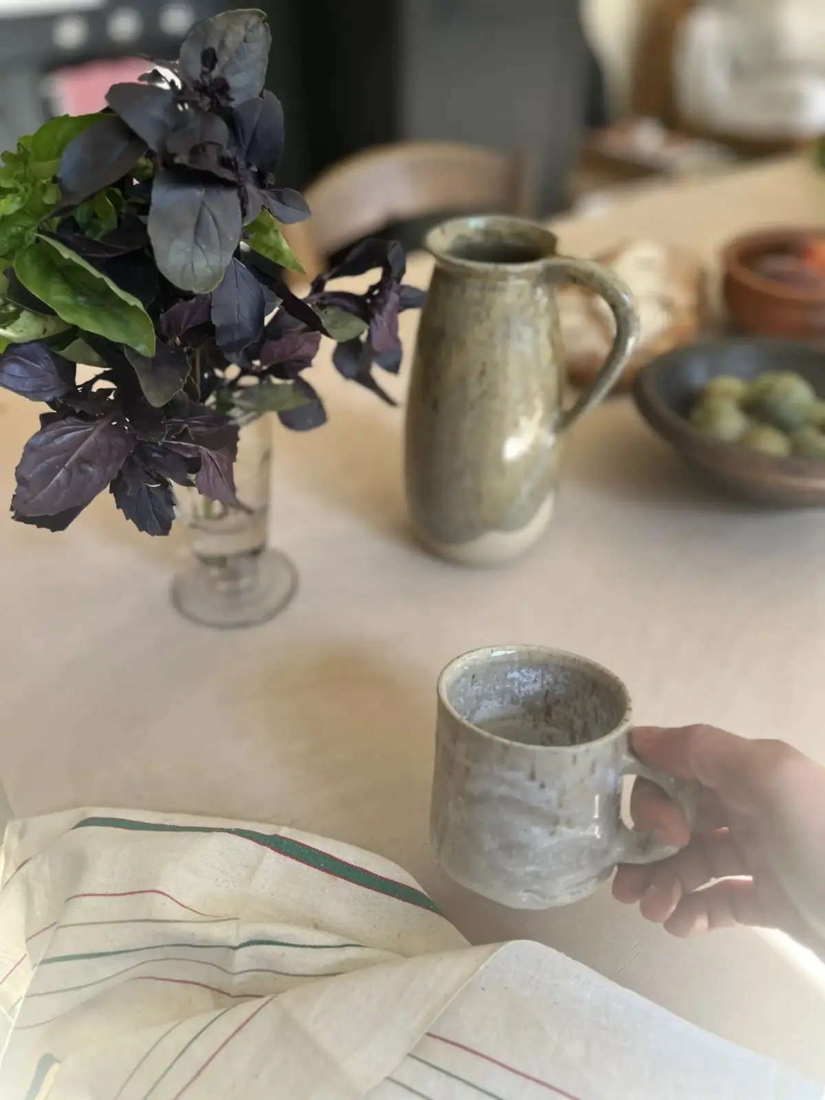 Pièces en terre cuite brute